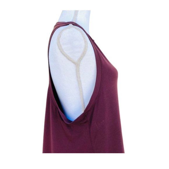 Athleta Purple ESSENCE Relaxed High-Low Tank Top - Picture 4 of 7